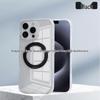 Прозрачный вращающийся магнитный чехол для iPhone 16 Pro Max – Надежная защита от падений
