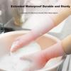 Titanfine Disposable Aloe Nitrile Gloves 30pcs L Size Household Dishwashing Food Grade Kitchen Cleaning Extended Peach Color