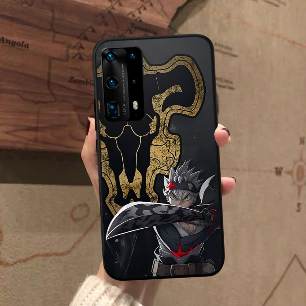 Black Clover Phone Case For Huawei P 8 9 10 20 30 40 50 Pro Lite Psmart Honor 10 Lite 70 Mate 20lite