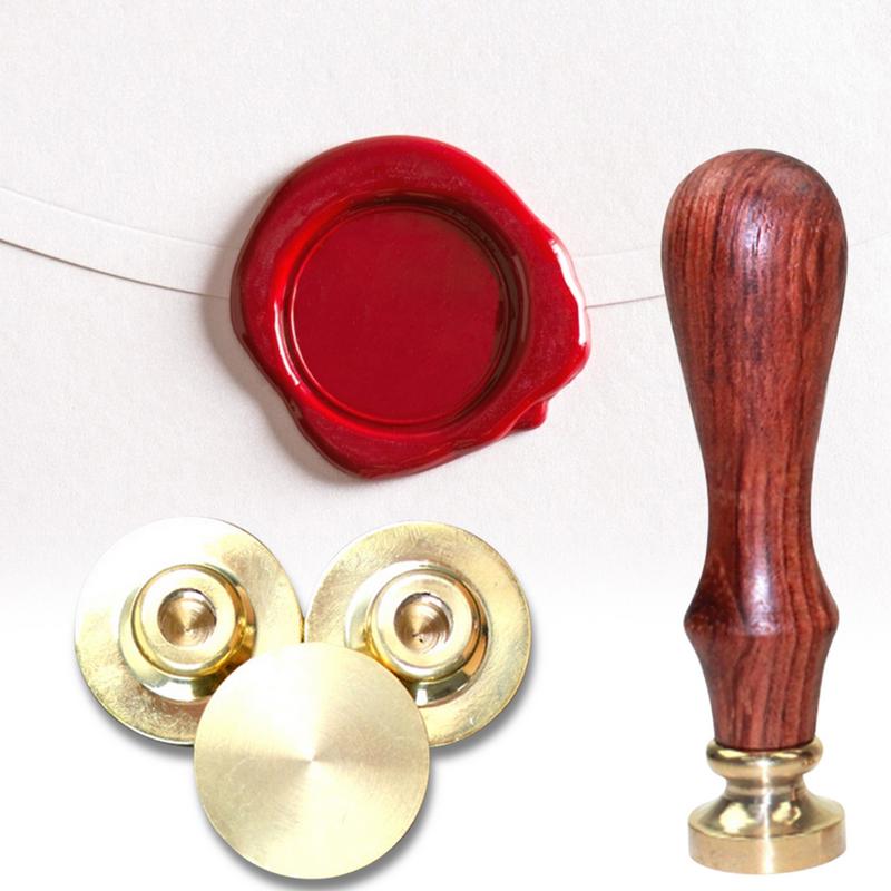 Brass Round Copper Seal Stamp Head Personalized Holiday Wax Seal Stamp Invitation Stamp for Holiday Party Stamp