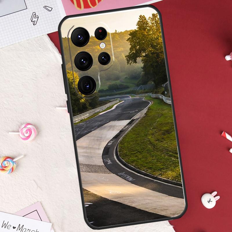 Green Hell Nurburgring Case For Samsung Galaxy S26 Ultra S23 S22 S21 S20 S24 S25 Ultra S10 Plus S25 FE Cover Shell