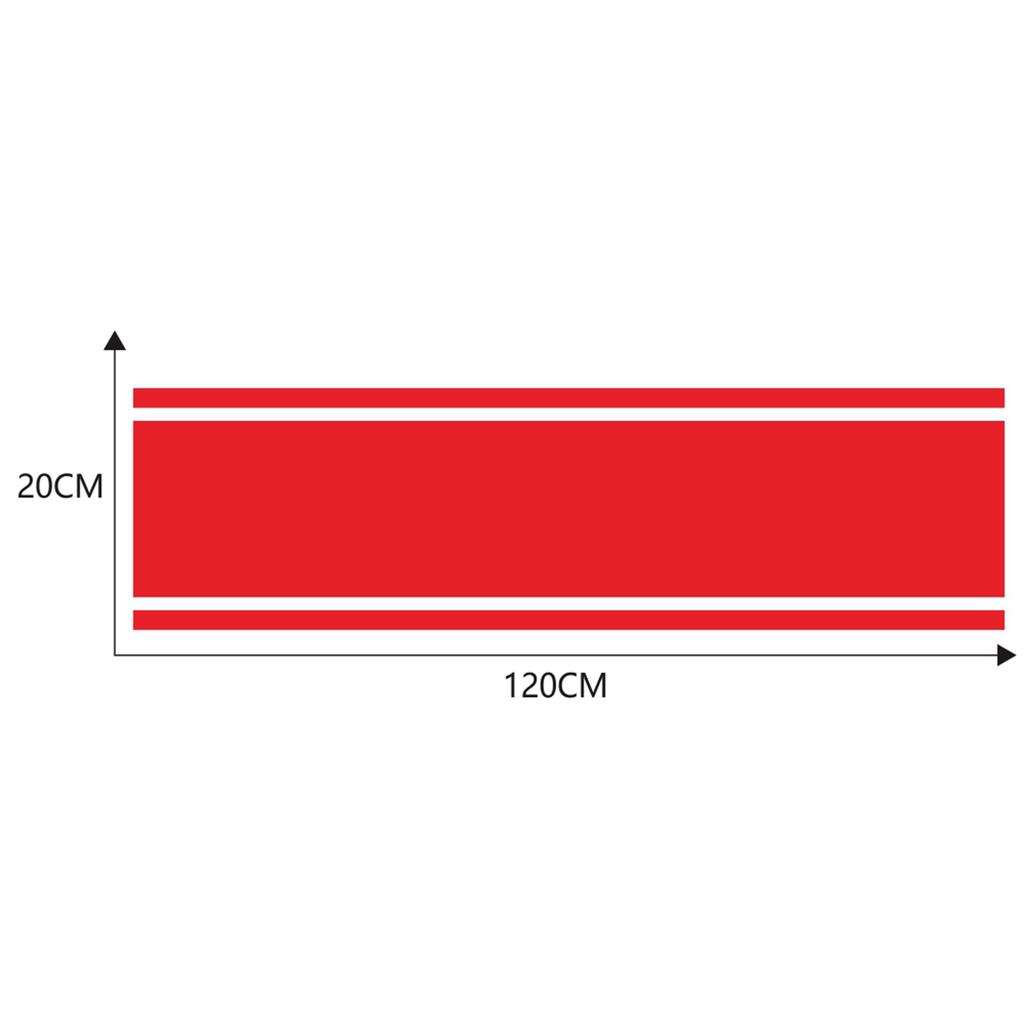 Наклейка в полоску на капоте автомобиля, универсальная наклейка в полоску для автогонок, виниловая модифицированная полосатая наклейка на боковую часть тела