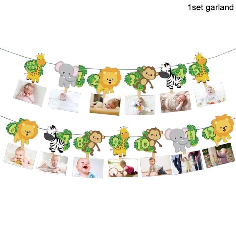 Посуда для дня рождения в стиле джунглей, украшение для вечеринки по случаю дня рождения, скатерть, тарелка, чашка, сафари на дикую природу, товары для первого дня рождения детей