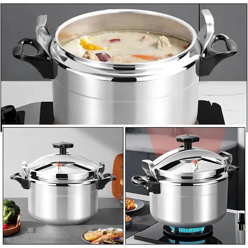 5L/7L Aluminum Safe Explosion Proof Pressure Cooker for Gas Cooker Super Safety Lock Pressure Cookers Cooking Pots