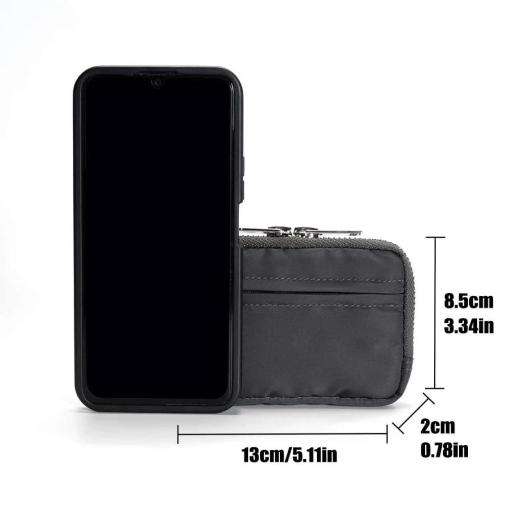 Сумка для хранения наушников из ткани Оксфорд, портативный органайзер для банковских карт, держатель для кредитных карт, дорожный чехол