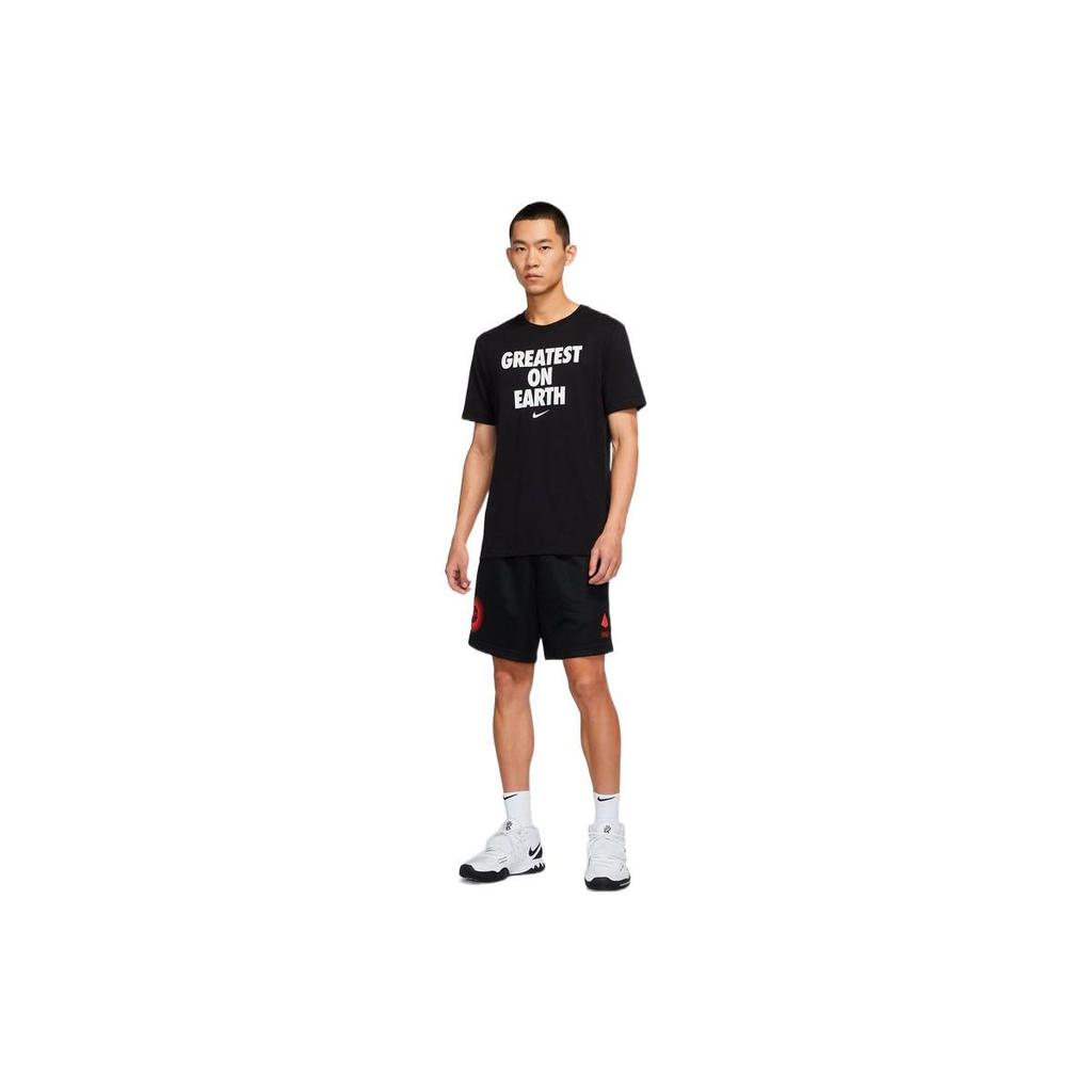 Nike Greatest On Earth Letter Logo Print Casual Short Sleeve T-Shirt Men Tops Black DJ3716-010