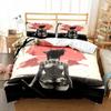 Japanese Samurai Bedding Set Soft Duvet Cover Set Men Teen Bedroom Single Double King Size Duvet Cover Pillowcase Boy Gift