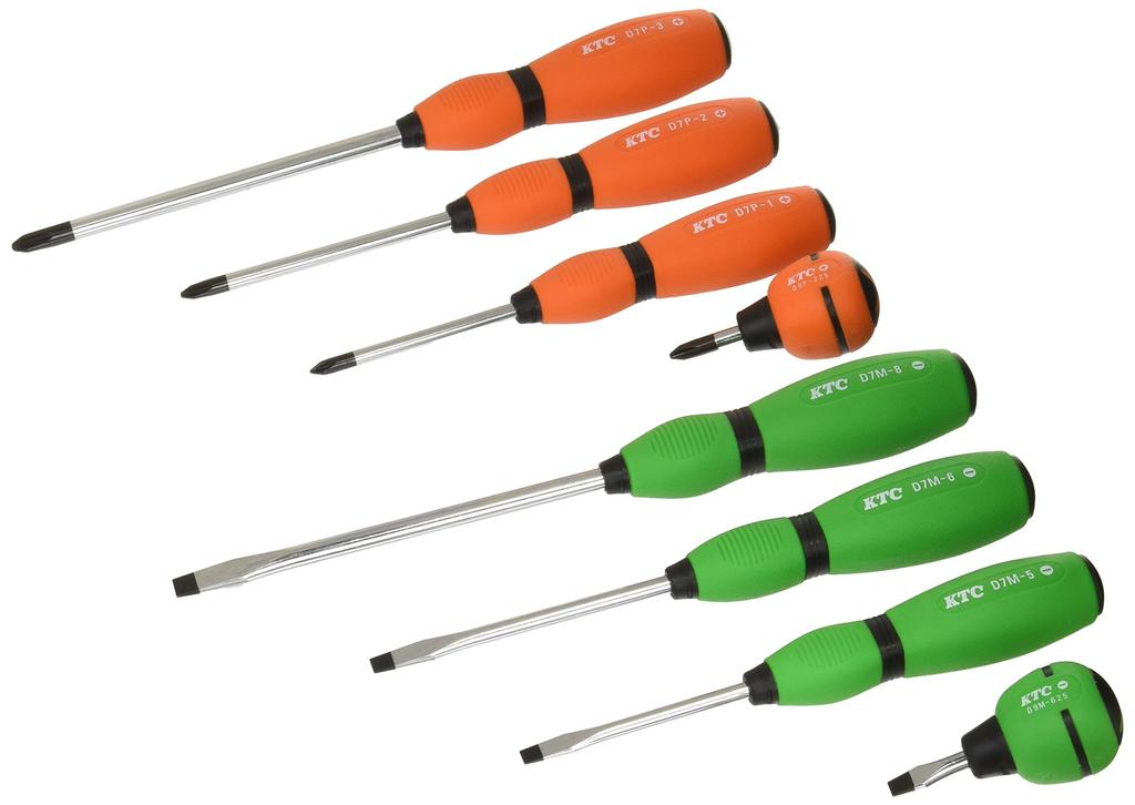 Kyoto Machine Tool Мягкая отвертка TD798 (КТК) Набор, набор из 8 предметов,