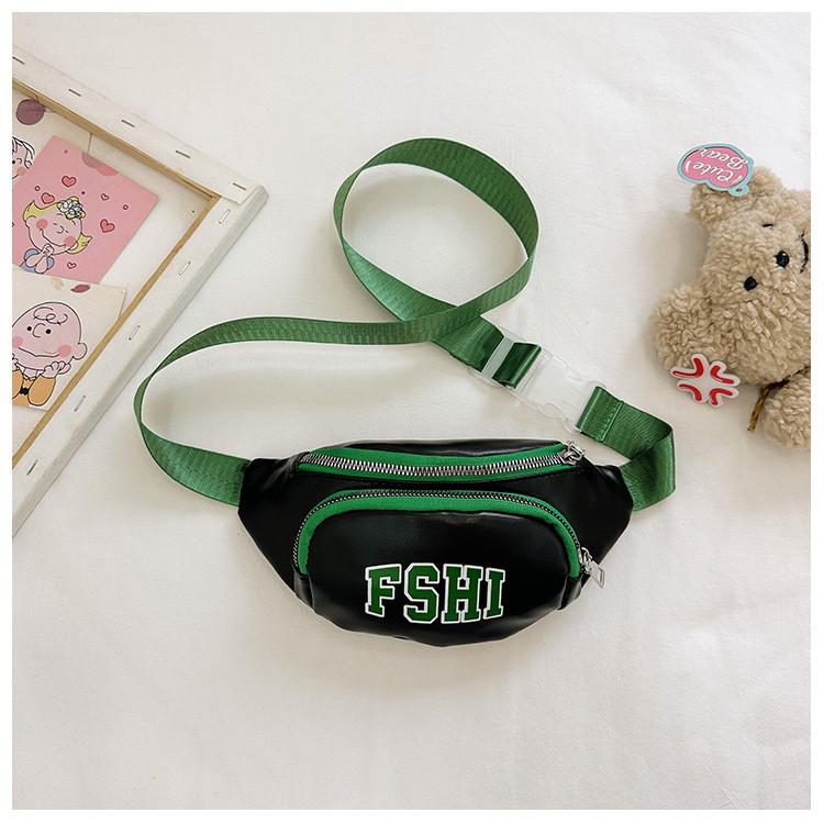 Cute Autumn Childrens Letter Chest Bag Leisure Outing Shoulder Crossbody Bag