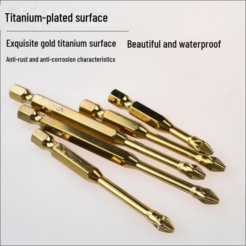 Противоскользящая ударная отвертка с прочной магнитной крестообразной головкой и зубчатой пневматической отверткой Ручная дрель