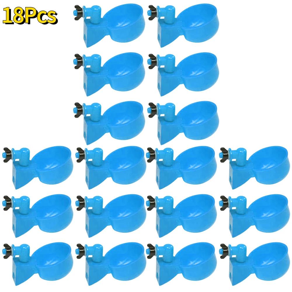 6/12/18 шт. Автоматическая чаша для поения кур, поилка для курятника, кормушка для цыплят, уток, гусей, перепелов