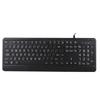 Ergonomic USB Interface Multimedia LED White Backlight Keyboard for Old Man