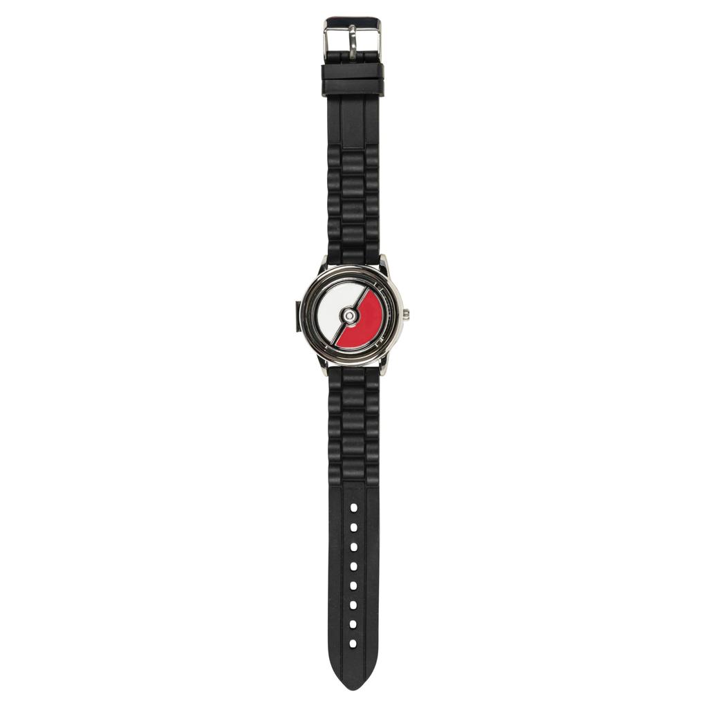 Повседневные часы Pokemon Quartz Metal Silicone Black Mens & (Номер модели POK9025)