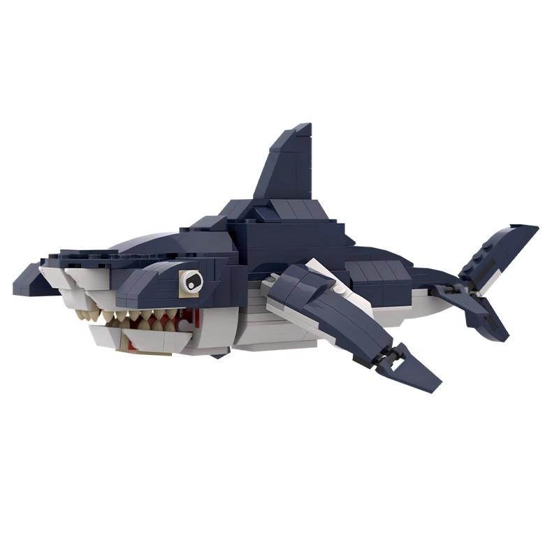 Bricklink Идеи Subnautica Монстры Глубин 31088 Морской Голодный Акула Мир Креативные Строительные Блоки Детские Игрушки Рождественский Подарок