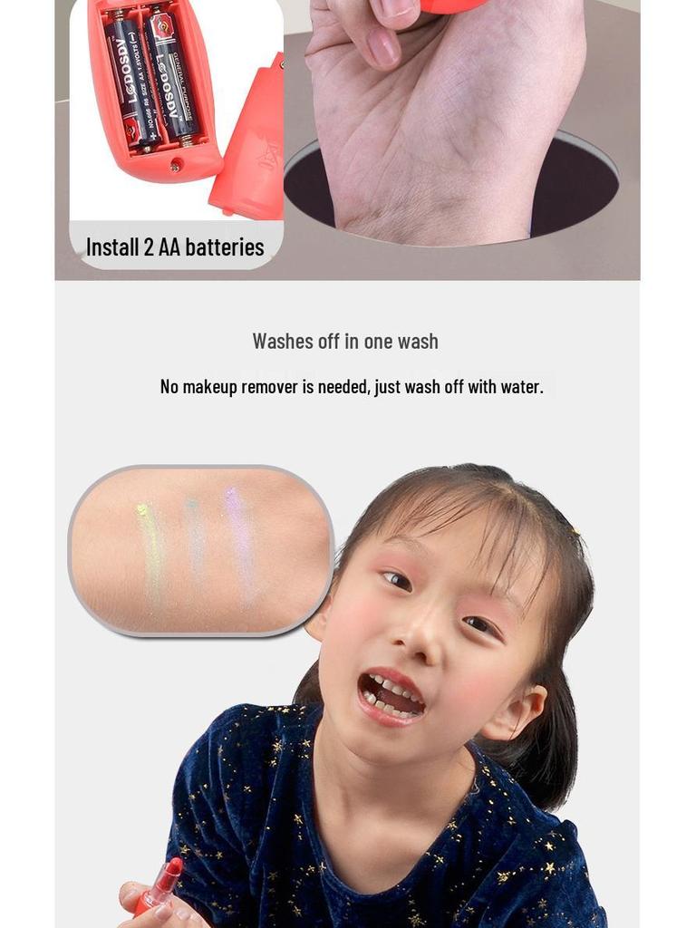 Набор туалетного столика и стула для принцессы для детей: Игровой набор для макияжа и подарок на день рождения