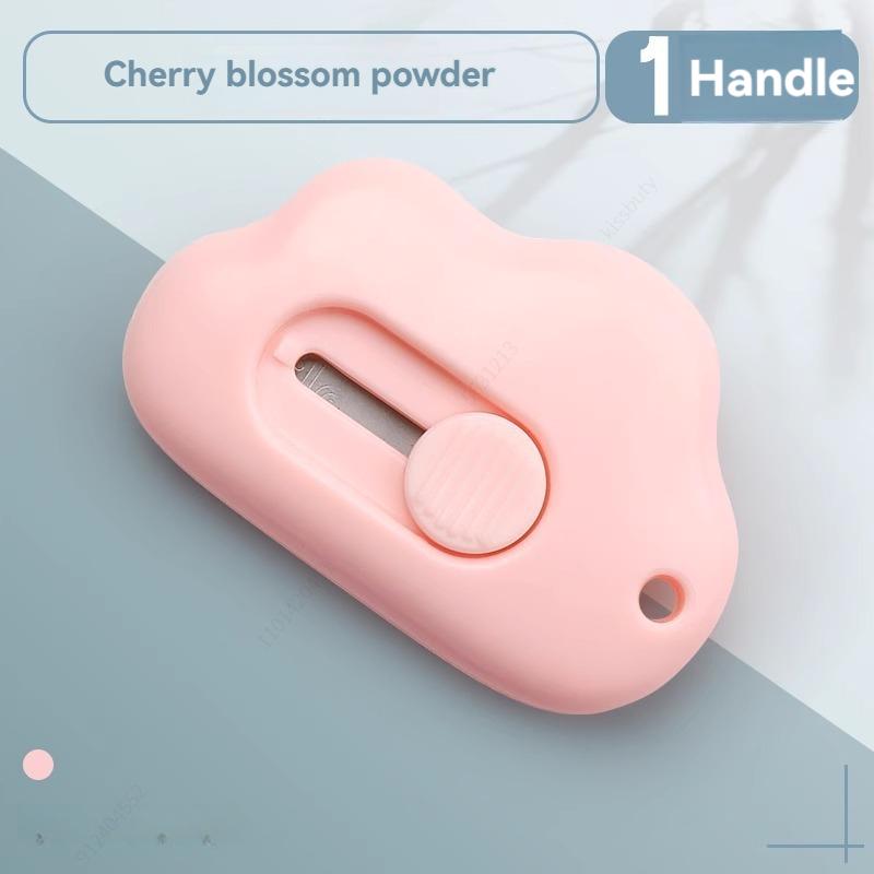 1-3 шт. Милые Мини Облачка Канцелярский Нож Нож Резак для Бумаги Арт Pкреативное Облако Милый Мультяшный Нож-коробка Канцелярские Товары Резак для Скотча Трехцветный на Выбор