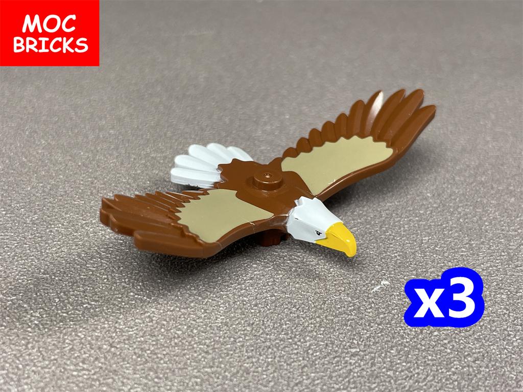 Нетоксичные Moc Кирпичи Животное Леса Джунглей Лесная Сцена Лебедь Кролик Мышь Птица Собака Сборка Строительные Блоки Детские Игрушки Пластиковая Кукла