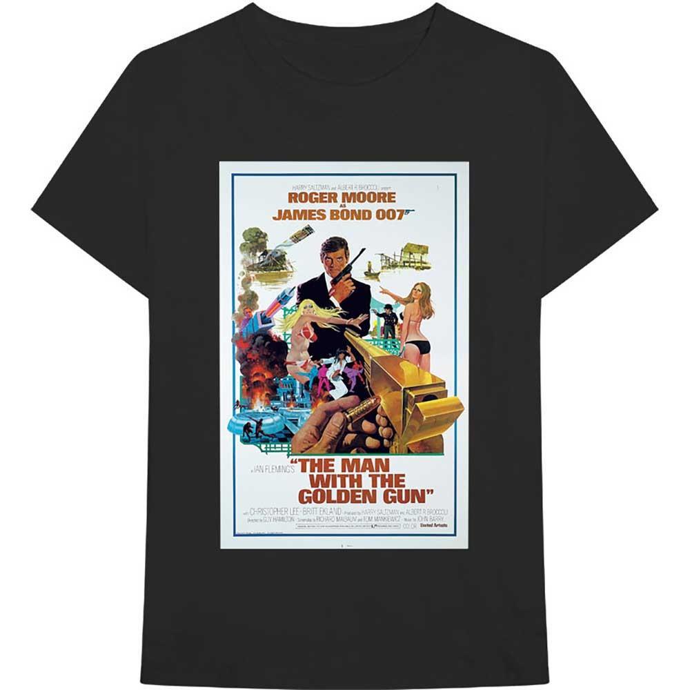 James Bond 007 Unisex With The Golden Gun Tshirt Unisexs
