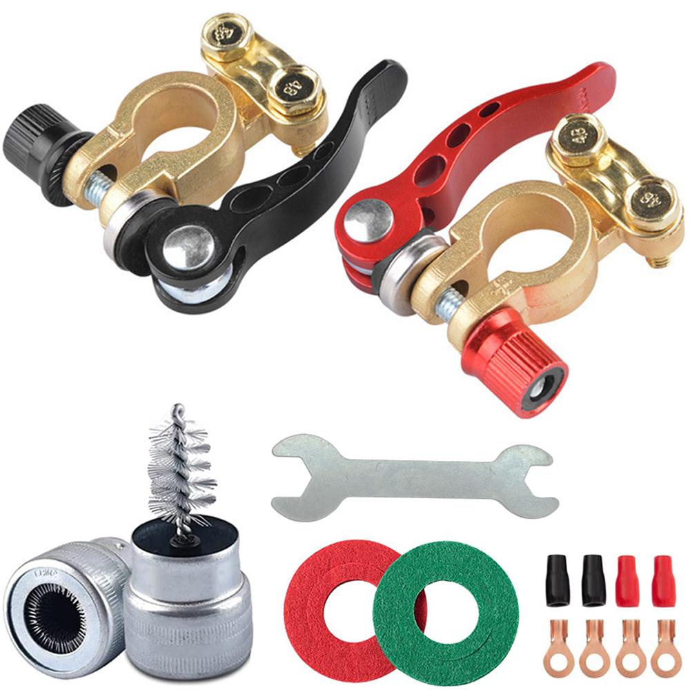 12V 24V Quick Release Disconnect Car Battery Terminal Connectors Top Post Automobile Wire Cable Clamp For Boat Race Auto