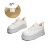 Foam sole white shoes women's 2025 spring new platform sports board shoes women's casual single shoes versatile women's shoes