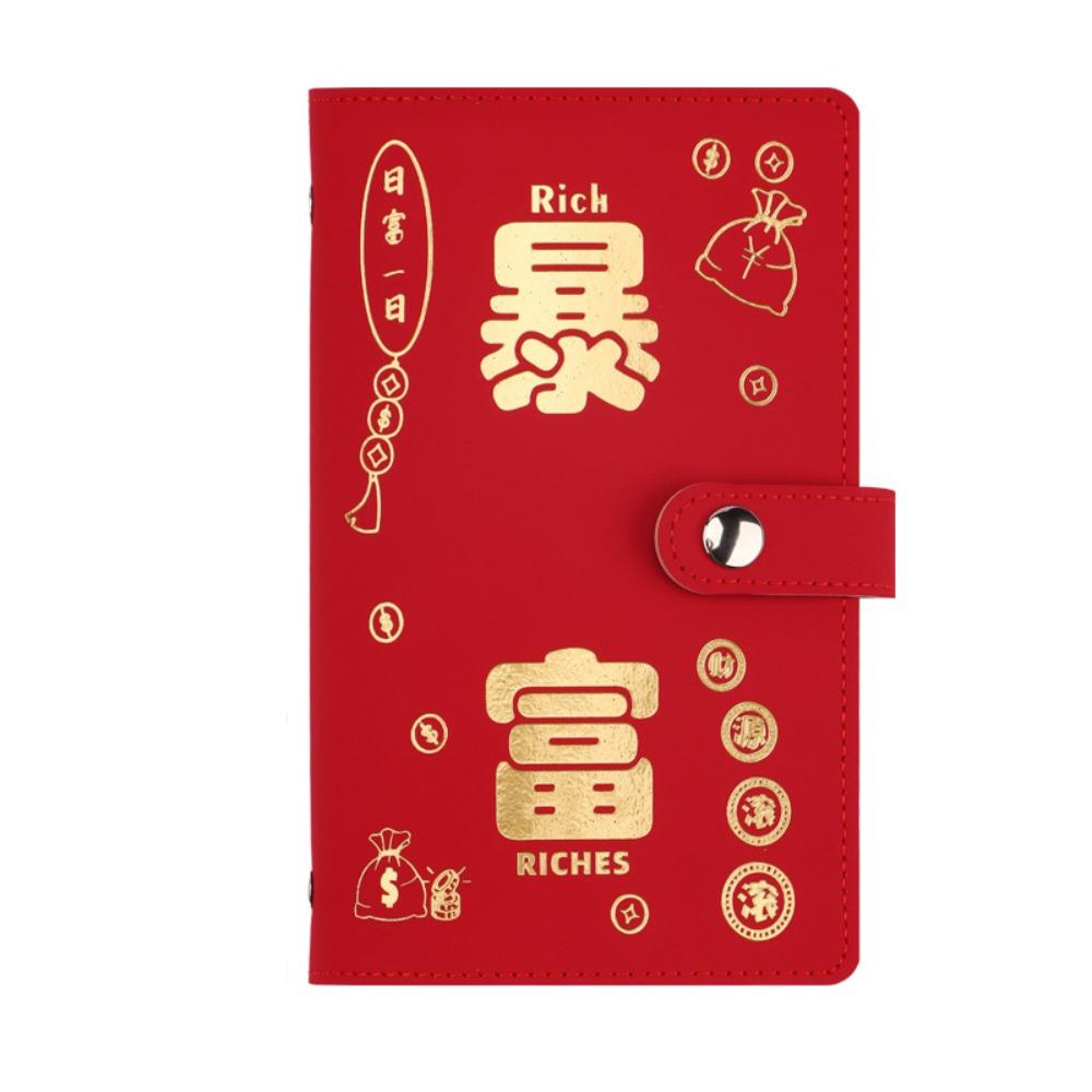 Портативный накопительный накопитель из искусственной кожи, органайзер для планирования, бухгалтерская книга, нержавеющая сталь