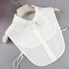24 Styles Female Chiffon Fake Collar for Women Blouse Shirt False Collar Ladies Lapel Detachable Collar Female Decorative