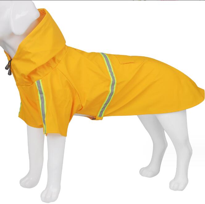 Dog Raincoat Corgi Cloak Style Puppy Waterproof Dog Clothes Reflective Pet Windproof Rainproof Hooded Raincoat for Dog