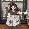 1 Set Attractive Eyes Dress Up BJD Dolls Long Hair Makeup Ball Joint Doll  Babies