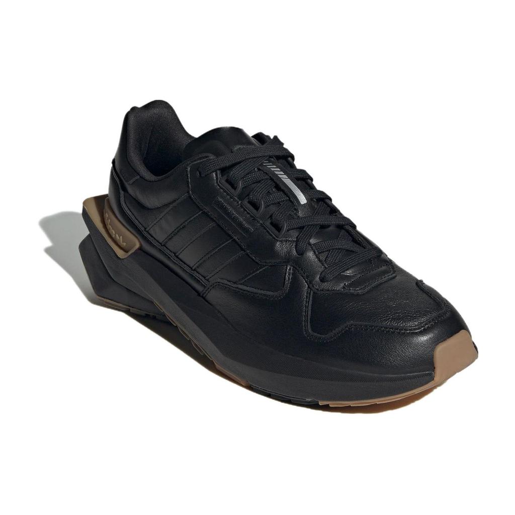 Adidas Originals Treziod Leather PT Shoes Classic Comfortable Slip Resistant Durable Low Top Lifestyle Casual Shoes Unisex Shoes Black IF2868