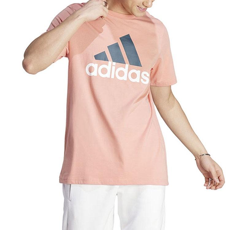 adidas Essentials Single Jersey Big Logo T-Shirt 'Pink' Men's IJ8577