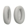 kwmobile 2x Headphone Cover Compatible with Anker Soundcore Life Q20 Replacement Ear Pads Cushion PU Leather Gray -
