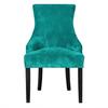 Real Velvet Fabric Sloping Arm Chair Cover Big Size Wing Bakc King Back Chair Covers Seat Covers For Hotel Party Banquet Home