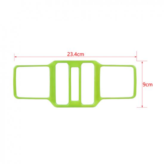 Green Window Control Panel Trim Cover Accessories for Jeep Wrangler JL JT 2018+