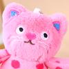 Cute Cat Keychain Plush Doll Toys Pendant Cartoon Little Black Cat Kitten Keyring Pendant Backpack Charms Bag Decor Child Gifts