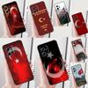 Чехол для телефона Xiaomi Redmi Note 14 Pro 13 12 11 9 10 9S 10S 11S 12S Redmi 13C 10C 12C 14C с флагом Турции