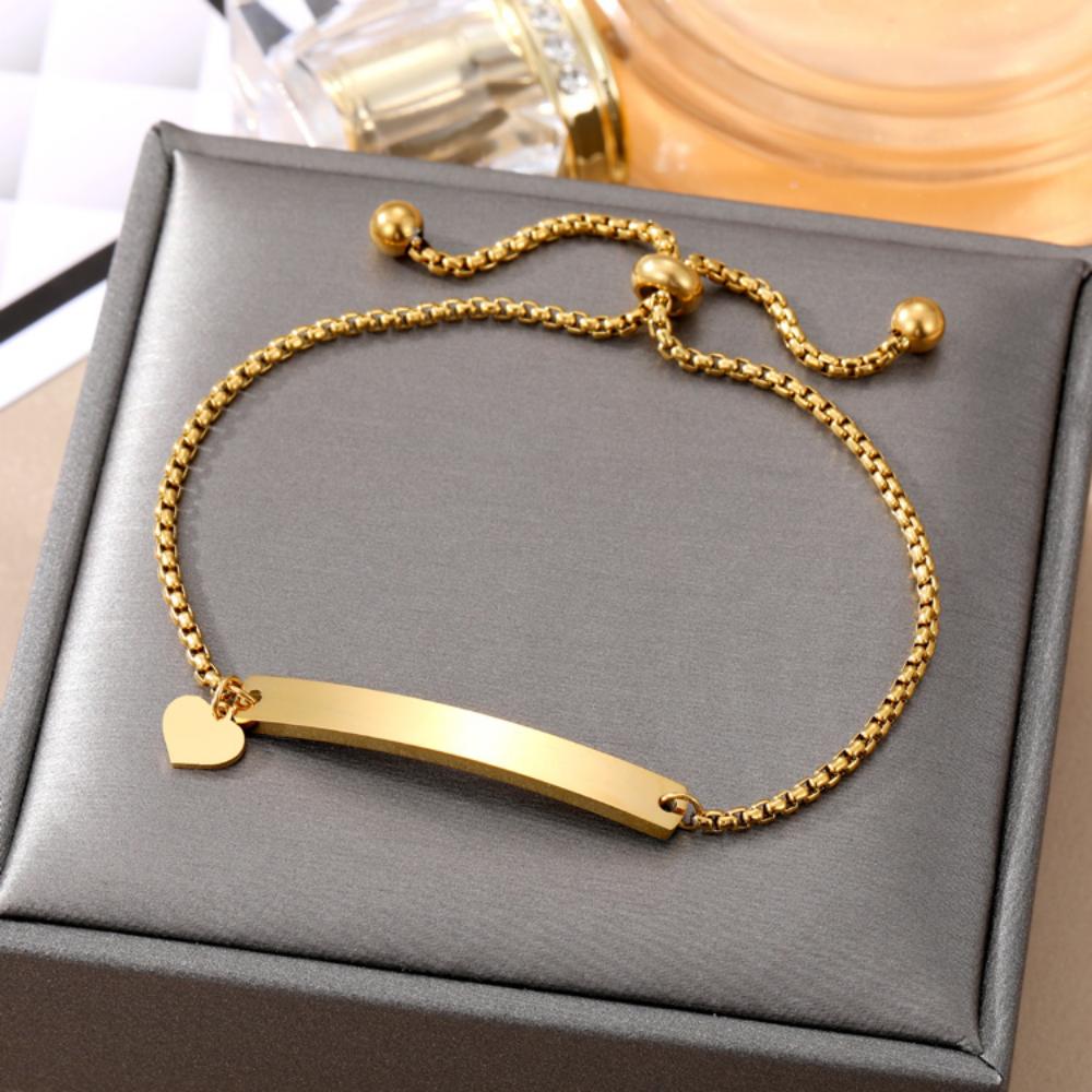 New Love Star Pendant Firm Bracelet Girl Cute Fashion Charm Luxury Simple Bracelet Exquisite Girl Gift Size Adjustment Bracelet
