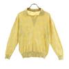 Overall Handle Long Sleeve Knit Polo Shirt M Yellow Men's Used