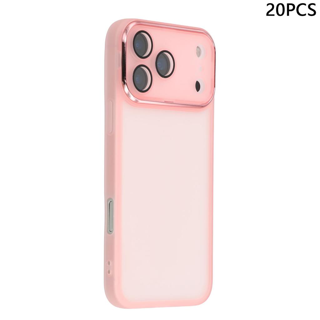 Bulk Purchasing 20Pcs For iPhone 17 Pro Case Electroplated Camera Frame TPU Phone Cover Precise Cutouts