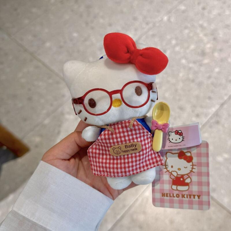 Японский стиль Sanrio Hello Kitty Мультяшная Плюшевая Игрушка Сумка Декор Салона Автомобиля Милый Брелок Подарок для Девочек