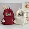 High Appearance Level Girl Schoolbag Cute Cartoon Dog School Backpack for Junior High School Students