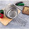 Stainless Steel Strainer Fine Mesh Small and Large Strainer Household Strainer Lo Mein Kitchen