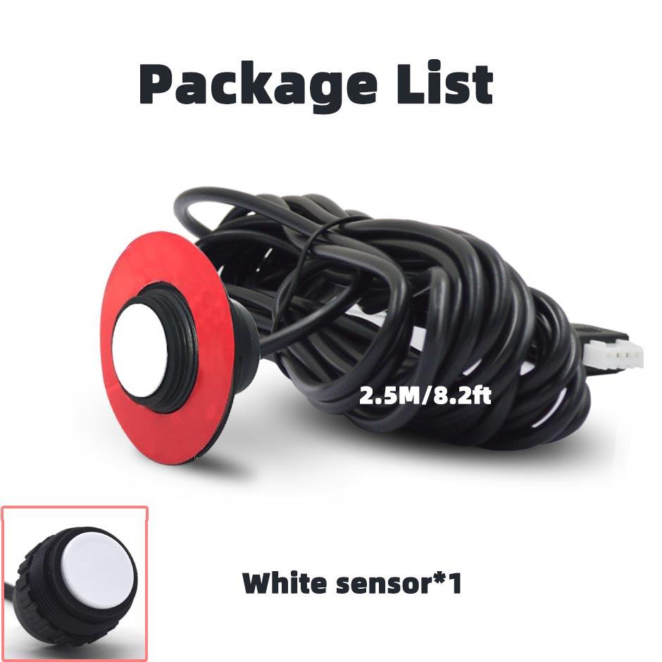 Qxny Original Embedded Flat Car Parking Sensor Parktronic Reverse Probe Ultrasonic Matte  Black Grey Silver  for Backup Rada