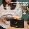 Flame Essential Oil Diffuser 7 Colors Flame Changing Oil Diffuser Waterless Auto-Off 180ml Fire Humidifier for Home Office Spa