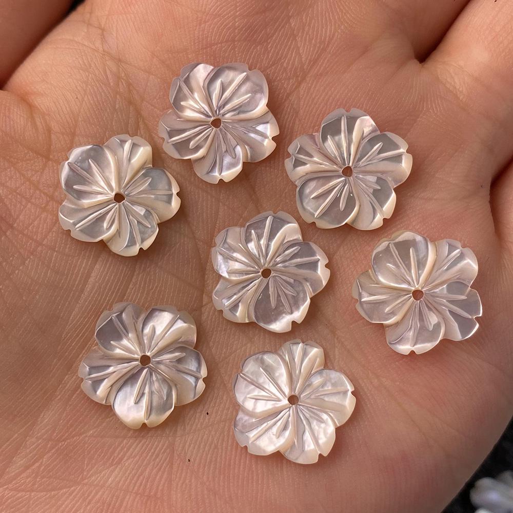 Натуральные бусины-ракушки 10 мм, 15 мм, 20 мм, белые ракушки в форме цветка, свободные бусины для изготовления ювелирных изделий, браслет, ожерелье, аксессуары, самые дешевые товары в наличии