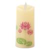 Kameyama Irohaakari S Lotus LED Candle, Compact Size