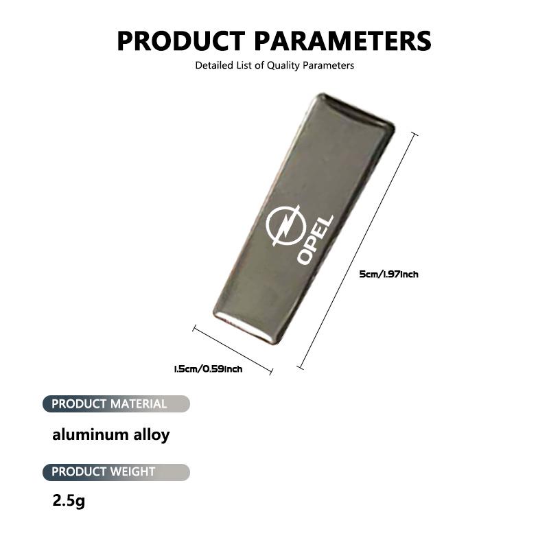 Для Opel Наклейка на багажник автомобиля Эмблема Алюминиевый сплав Внешняя наклейка Декоративные аксессуары Шильдик Astra G J F K Vectra C H Corsa