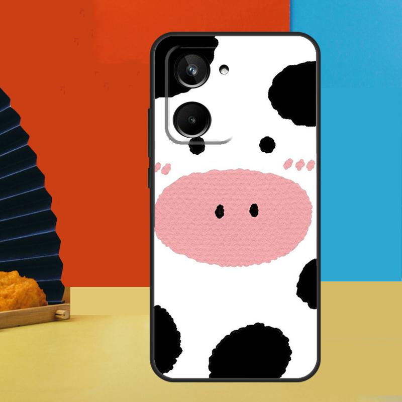 Чехол с рисунком коровы для Realme C55 C11 C15 C21Y C25s C30 C33 C53 C51 GT Neo 5 GT3 GT5 9 10 11 12 Pro Plus