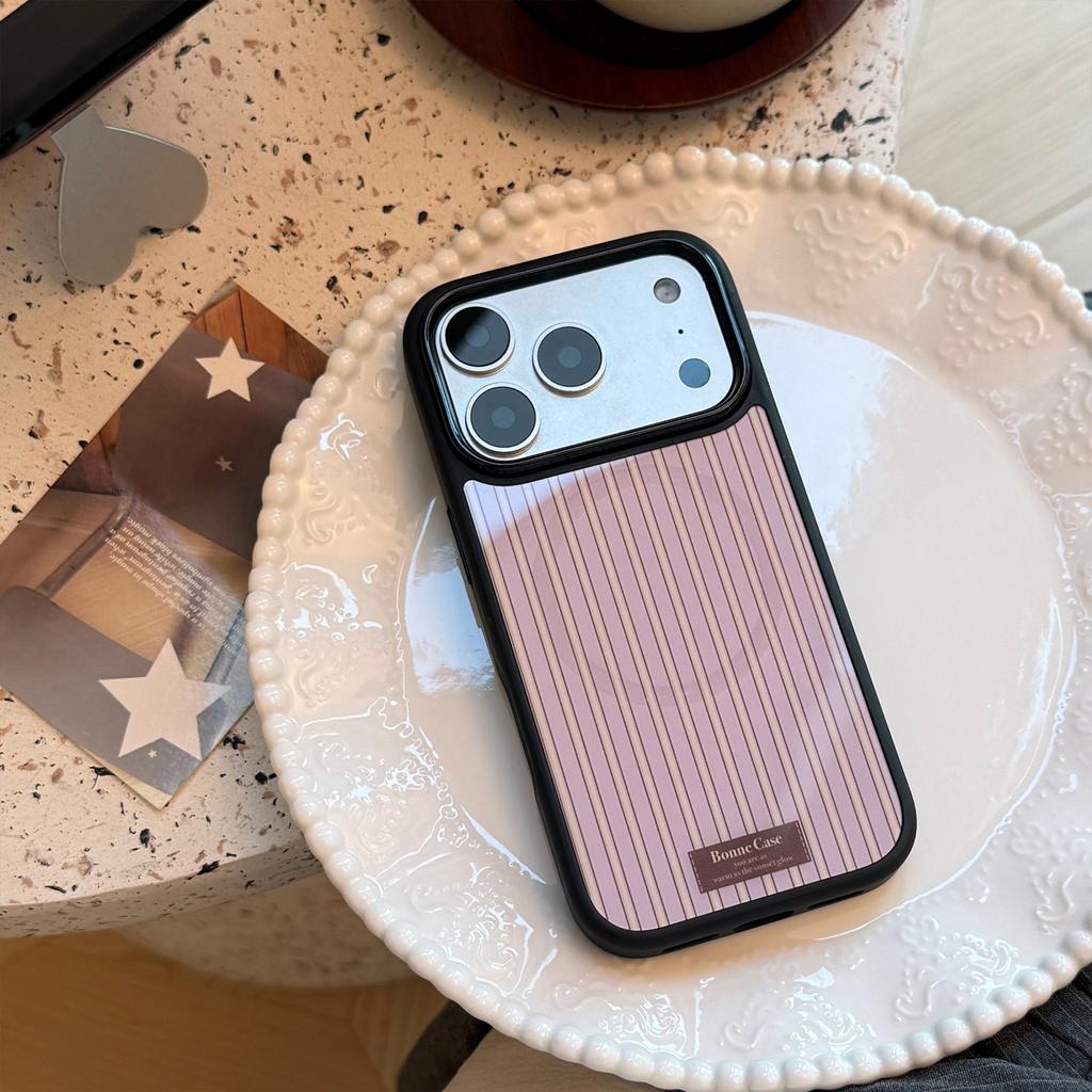 Американские ретро-полоски для чехла мобильного телефона iphone17 apple 17promax 13 контрастный цвет 16 магнитный держатель 15