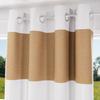 Washed Cotton Eyelet Voile 135x250 Cm JUTE, by Soleil d'Ocre