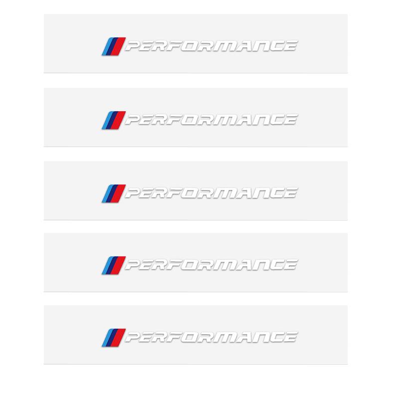SHEJ3 For Bmw M M3 M5 Performance E36 E39 E46 E53 E90 E60 E61 E93 X3 X1 Car Emblem Sticker Car Body Decoration Sticker Accessories